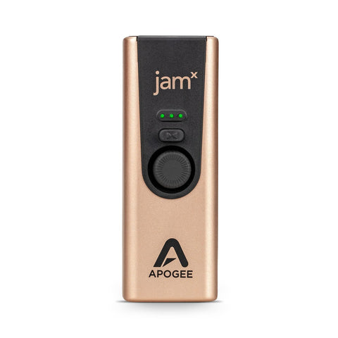 Apogee Jam X - Portable Guitars, and Instruments USB Audio Interface for iOS, macOS and PC