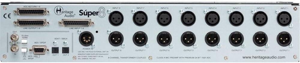 Heritage Audio Super 8 8-channel Mic Preamp