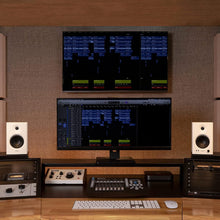 EDIFIER MR4 Studio Monitor - Smooth Frequency, 1' Silk Dome Tweeter, 4' Diaphragm Woofer, Wooden, RCA TRS, AUX, Ideal for Content Creators - White