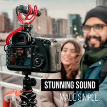 Rode Videomicro Compact On-Camera Unidirectional Wired Microphone with Rycote Lyre Shock Mount, Black