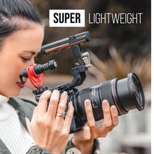 Rode Videomicro Compact On-Camera Unidirectional Wired Microphone with Rycote Lyre Shock Mount, Black