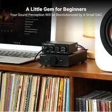 Fosi Audio Q4 Headphone Amplifier Mini Stereo DAC 24-Bit 192 KHz USB Optical Coaxial to RCA AUX Digital-to-Analog Audio Converter Adapter for Home Desktop Powered Active Speakers
