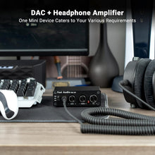 Fosi Audio Q4 Headphone Amplifier Mini Stereo DAC 24-Bit 192 KHz USB Optical Coaxial to RCA AUX Digital-to-Analog Audio Converter Adapter for Home Desktop Powered Active Speakers
