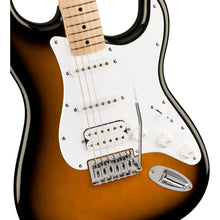 Fender 0373202503 (Sonic™ Stratocaster® HSS FSR Maple Fingerboard White Pickguard 2 Tone Sunburst)