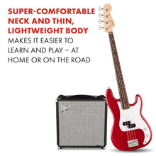 Fender Squier Debut P Bass Lrl Wpg Dakota Red 379700554