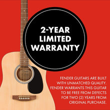 Fender 0971910021 FA-25 Dreadnought Acoustic Guitar, WN NAT