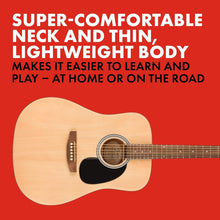Fender 0971910021 FA-25 Dreadnought Acoustic Guitar, WN NAT