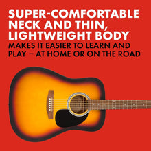 Fender 0971910032 FA-25 Dreadnought Acoustic Guitar, WN SB