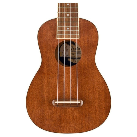 Fender 0971610022 (SEASIDE SOPRANO UKE NAT PACK UKULELE)