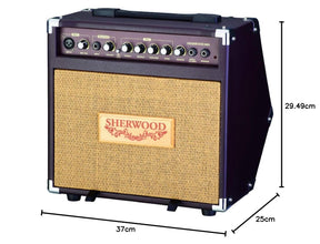 Carlsbro Sherwood 20R(20watt) Acoustic Guitar Combo Amp Reverb