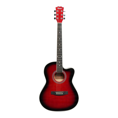 Havana HAC-39 Cutaway Acoustic Guitar - Red Color