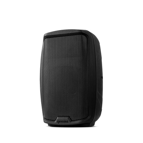 Gemini Sound As-2108P Amplified 2-Channel Pa Monitor Dj System, 8" Inch Woofer 500W Watts Power Speakers with XLR Input/Output, 2 X 1/4" Inch Microphone/RCA and Aux Inputs W/Handles - Black