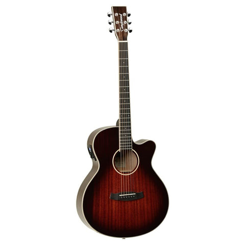 Tanglewood TW4 E AVB Winterleaf Super Folk Electro Acoustic Guitar, Fishman Pickup Autumn Vintage Burst Gloss