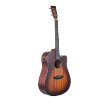 Tanglewood Crossroads TC5CE Semi Acoustic Guitar, 6 Strings, Dreadnought Cutaway, Whiskey Barrel Burst Satin Finish