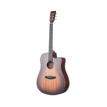 Tanglewood Crossroads TC5CE Semi Acoustic Guitar, 6 Strings, Dreadnought Cutaway, Whiskey Barrel Burst Satin Finish