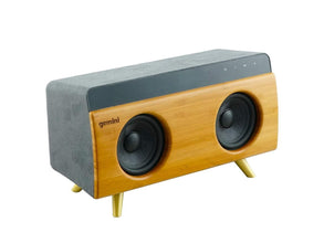 Gemini BRS-230 Modern Bamboo Bluetooth Speaker - 30 Watt - Mic (Bamboo)