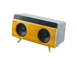 Gemini BRS-230 Modern Bamboo Bluetooth Speaker - 30 Watt - Mic (Bamboo)
