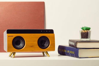 Gemini BRS-230 Modern Bamboo Bluetooth Speaker - 30 Watt - Mic (Bamboo)