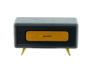 Gemini BRS-230 Modern Bamboo Bluetooth Speaker - 30 Watt - Mic (Bamboo)