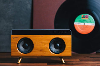 Gemini BRS-230 Modern Bamboo Bluetooth Speaker - 30 Watt - Mic (Bamboo)