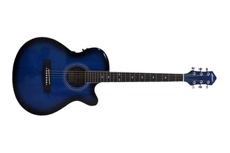 Hertz HZA 4000 6 String Semi Acoustic Guitar - Black