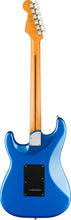Fender American Ultra II Stratocaster - Noble Blue Bundle with Case, Strap, Cable, Hat, and Guitar Cleaning Kit