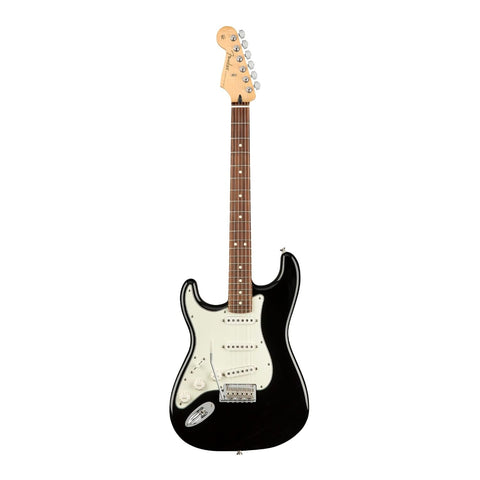 Fender 0144513506 (Player Stratocaster Left-Handed Electric Guitar, Pau Ferro Fingerboard, Black)
