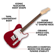 Fender Squier Debut Series Tele Lrl Wpg Dakota Red 379670554