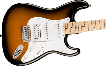 Fender 0373202503 (Sonic™ Stratocaster® HSS FSR Maple Fingerboard White Pickguard 2 Tone Sunburst)