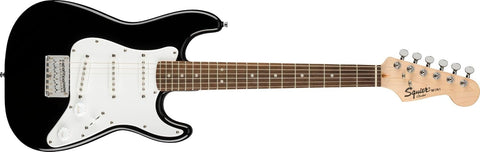 Fender 0370121506 Mini Stratocaster Beginner Electric Guitar - Indian Laurel Fingerboard - Black