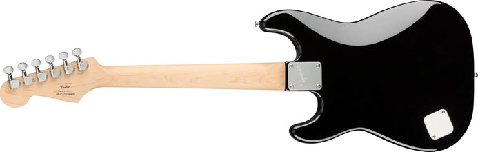 Fender 0370121506 Mini Stratocaster Beginner Electric Guitar - Indian Laurel Fingerboard - Black