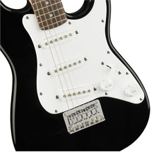 Fender 0370121506 Mini Stratocaster Beginner Electric Guitar - Indian Laurel Fingerboard - Black