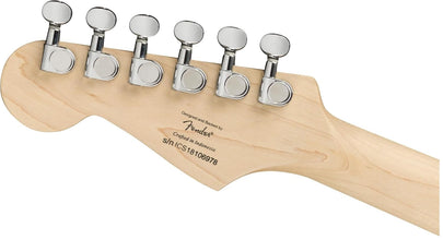 Fender 0370121506 Mini Stratocaster Beginner Electric Guitar - Indian Laurel Fingerboard - Black