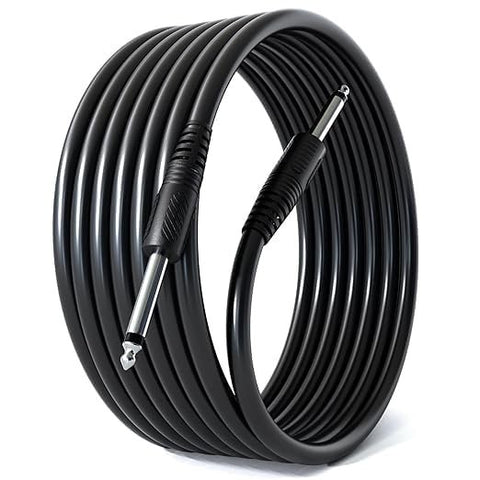 Whyte Audio Fiero Jack Mono to Mono Audio Cable for Mixer,Microphone, Electric Guitar,Amplifier,Stereo Speaker (10 Mtr)