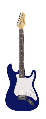 Ashton AG232 6sting Electric Guitars (amplifier not included) (Transparent Dark Blue)