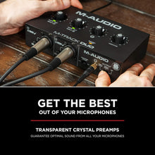 M-Audio M-Track Duo – USB Audio Interface for Recording, Streaming and Podcasting with Dual XLR, Line & DI Inputs, plus a Software Suite Included