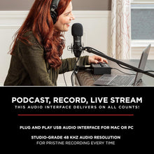 M-Audio M-Track Solo – USB Audio Interface for Recording, Streaming and Podcasting with XLR, Line and DI Inputs, Plus a Software Suite Included