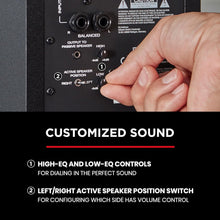 M-Audio Bx4 120-Watt Powered Rca, Auxiliary Studio Monitors / Desktop Computer Speakers For Music Production, Gaming, Live Streaming, And Podcasting (Pair)
