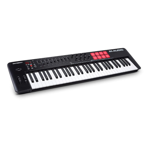 M-Audio Oxygen 61 V – 61 Key USB MIDI Keyboard Controller With Beat Pads, Smart Chord &amp; Scale Modes, Arpeggiator and Software Suite Included