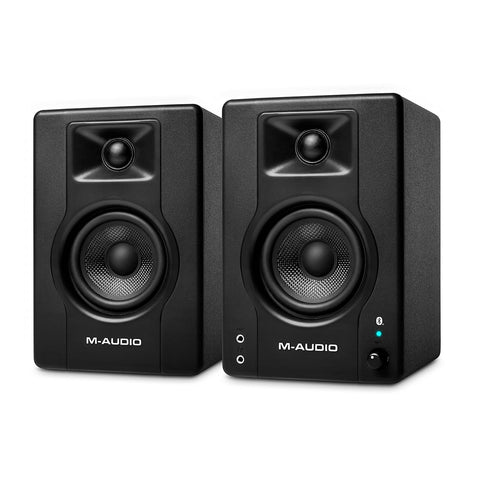 M-Audio BX3BT 3.5" Bluetooth Studio Monitors, HD PC Speakers for Recording and Multimedia with Music Production Software, 120W, Pair