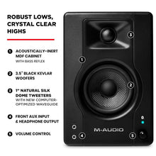 M-Audio BX3 3.5-inch Active Studio Monitor - Pair