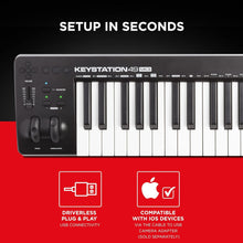 M-Audio Keystation 49 MK3 - Synth Action 49 Key USB MIDI Keyboard Controller with Assignable Controls, Pitch and Mod Wheels, and Software Included