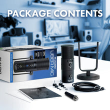 M-Audio Uber Mic - USB Condenser Gaming Microphone for PC, Streaming, Podcast, Studio Recording with 4 Polar Patterns, Mute Button, Headphone Out