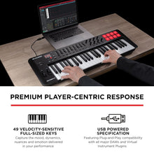 M-Audio Oxygen 49 V – 49 Key USB MIDI Keyboard Controller With Beat Pads, Smart Chord & Scale Modes, Arpeggiator and Software Suite Included