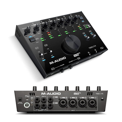 M-Audio AIR 192x14 - USB Audio Interface for Studio Recording with 8 In and 4 Out, MIDI Connectivity, and Software from MPC Beats and Aleton Live Lite