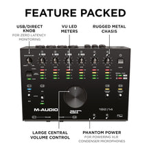 M-Audio AIR 192x14 - USB Audio Interface for Studio Recording with 8 In and 4 Out, MIDI Connectivity, and Software from MPC Beats and Aleton Live Lite
