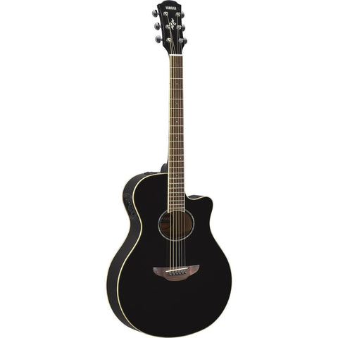 YAMAHA APX600 BL Thin Body Mahogany Wood Acoustic-Electric Guitar, Black