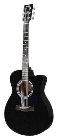 YAMAHA FS100C Spruce Acoustic Guitar, Black