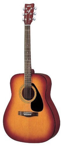 Yamaha F310-TBS Right Handed Acoustic Guitar with Cover (Tobacco Sunburst, 6-Strings)