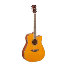 Yamaha FGC-TA TransAcoustic Dreadnought Guitar - Vintage Tint